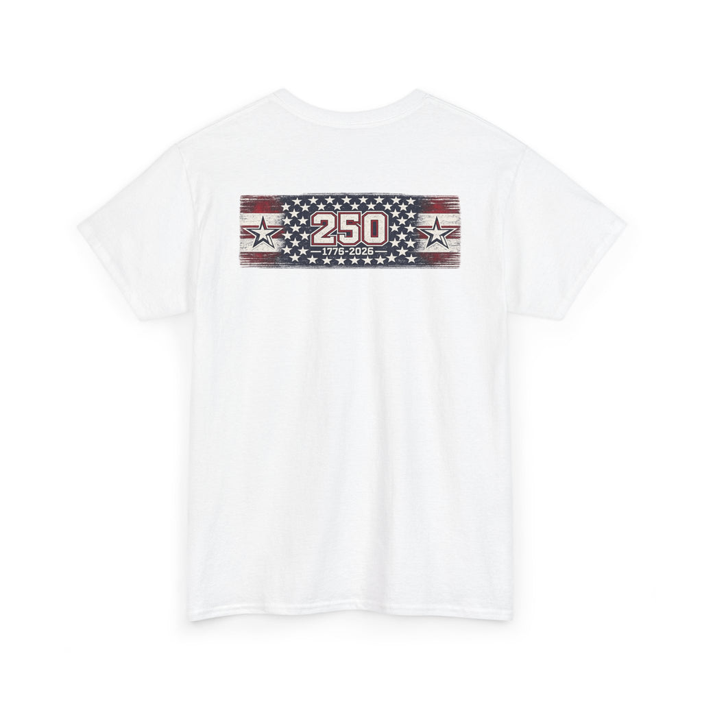 250 Years American Distressed Stars Stripes