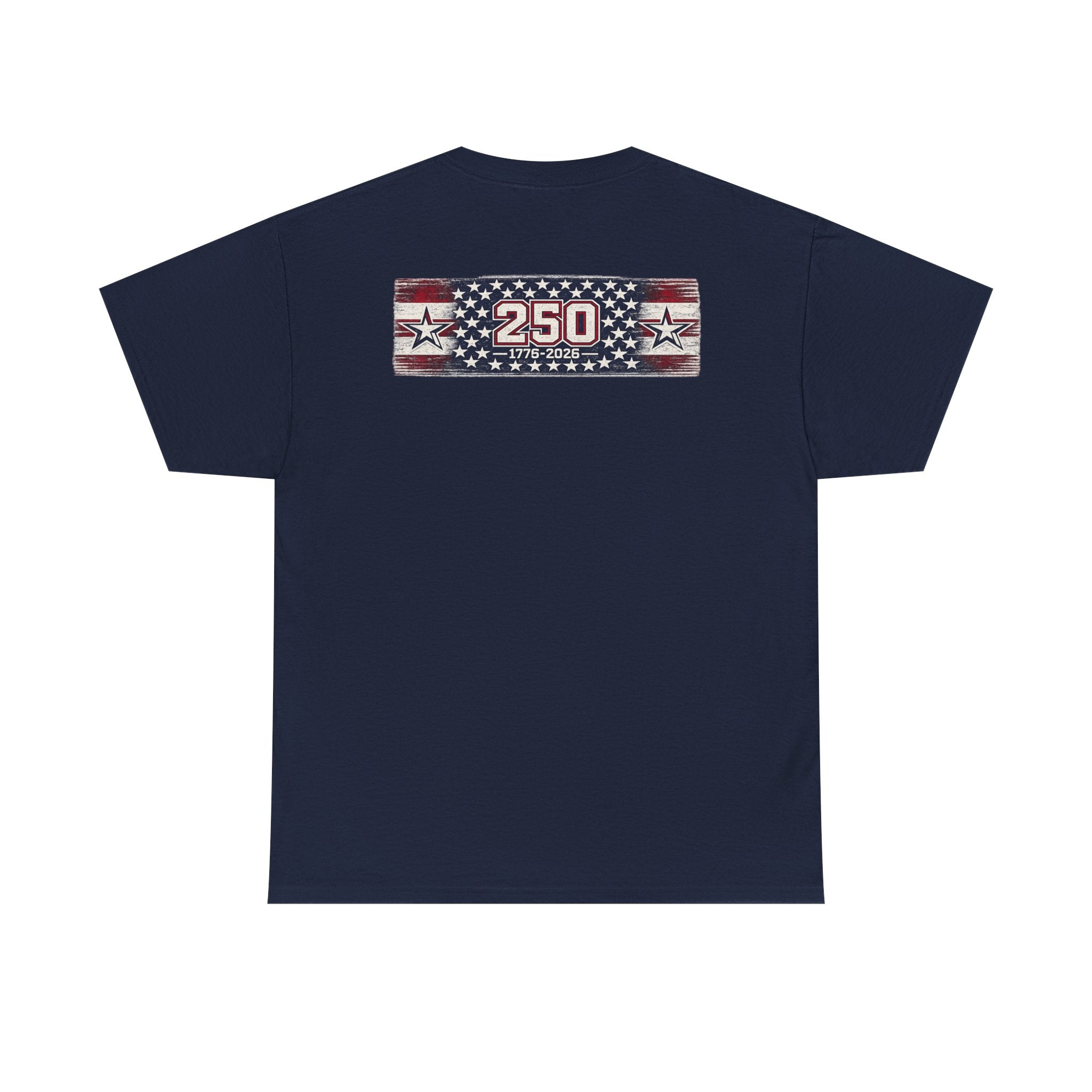 250 Years American Distressed Stars Stripes