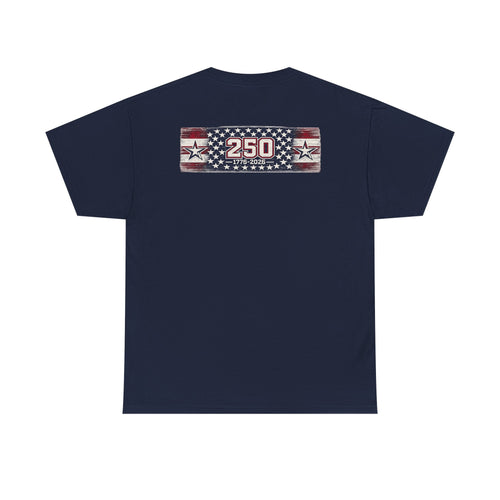 250 Years American Distressed Stars Stripes
