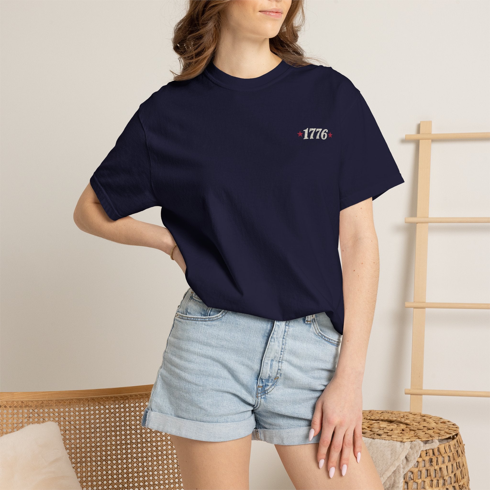 1776 Land of the Free Because of the Brave Shirt