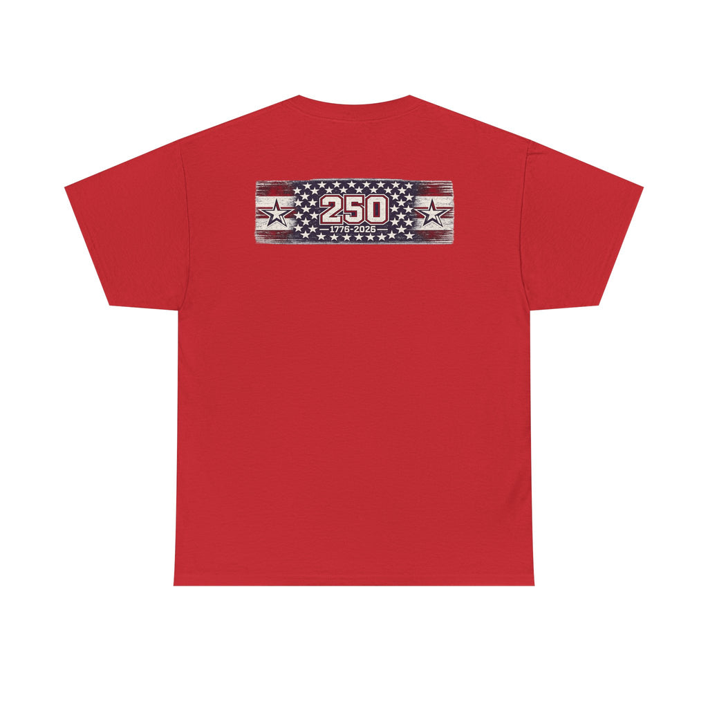 250 Years American Distressed Stars Stripes