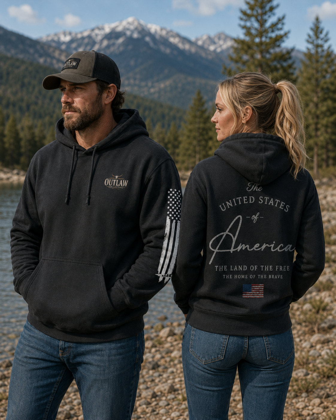 "United States America: The Land of the Free" Sweatshirt
