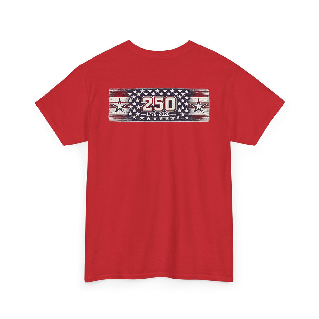 250 Years American Distressed Stars Stripes