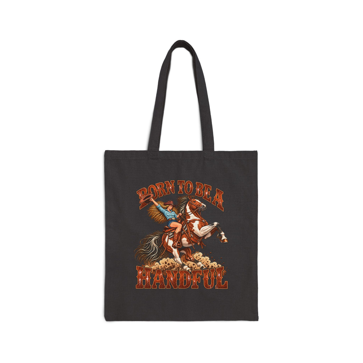 Born To Be A Handful Canvas Tote Bag