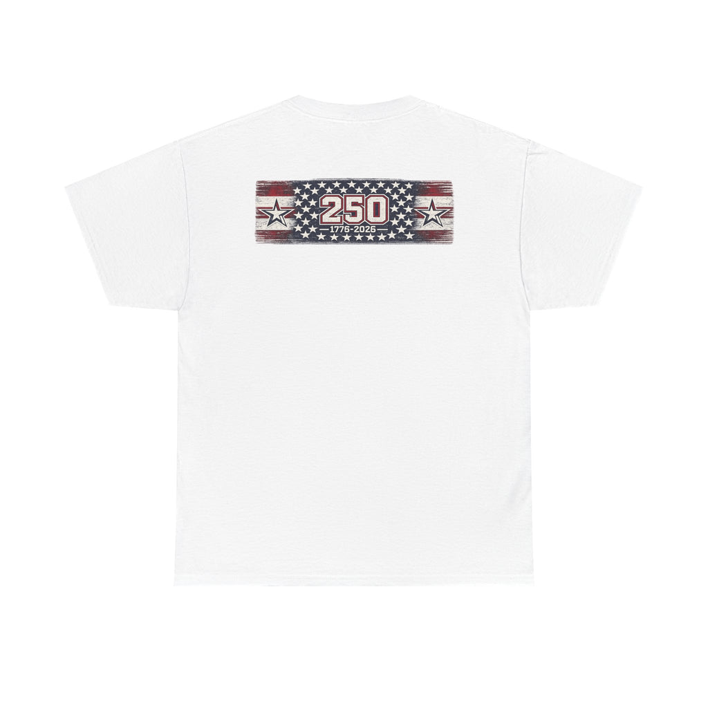 250 Years American Distressed Stars Stripes