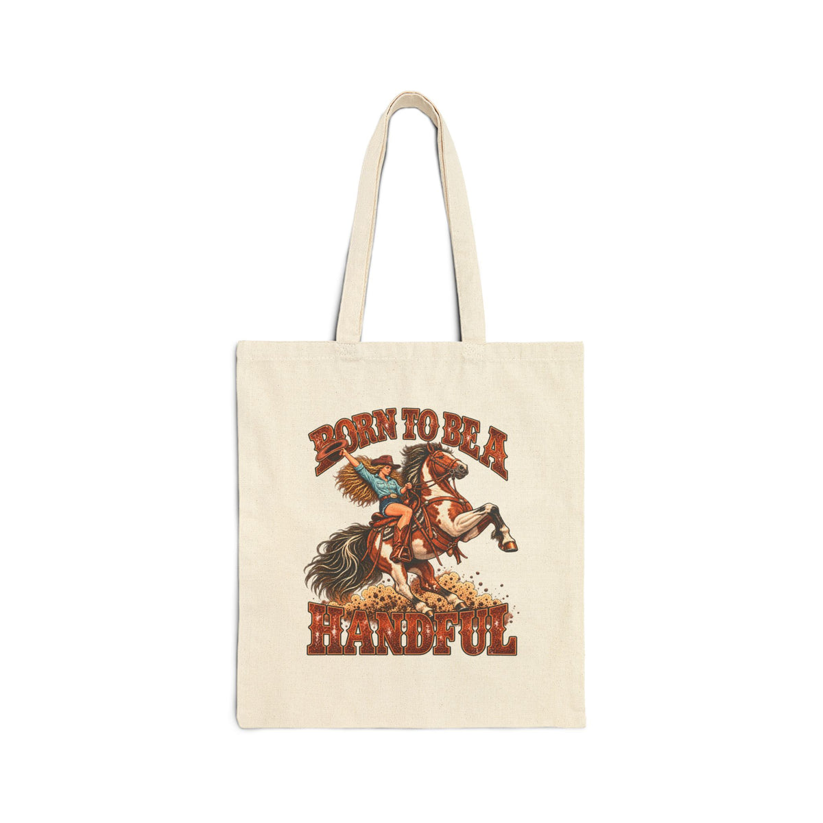 Born To Be A Handful Canvas Tote Bag