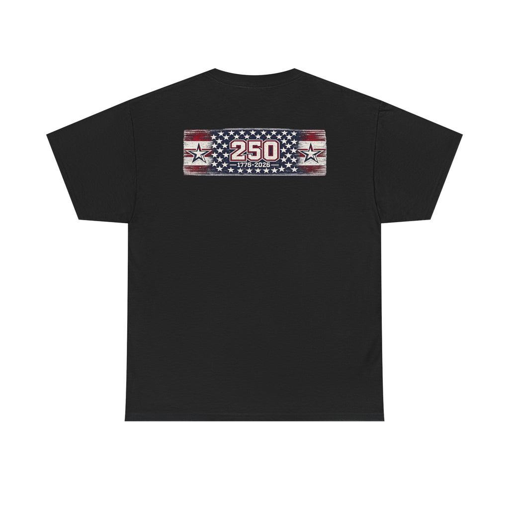 250 Years American Distressed Stars Stripes