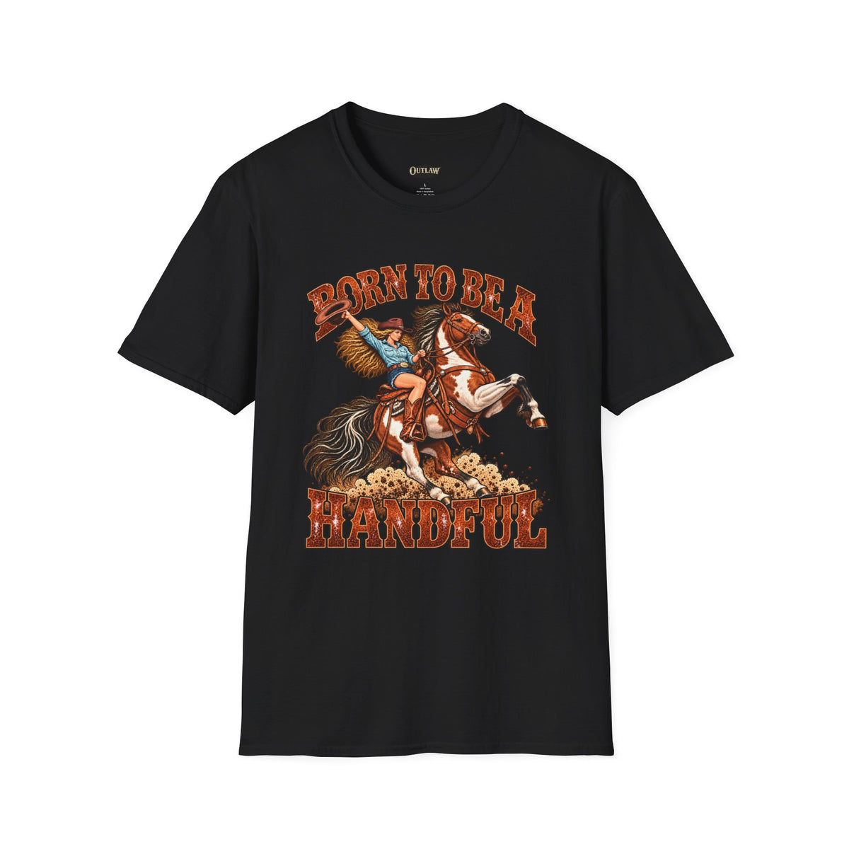 Born to Be a Handful Cowgirl Tee