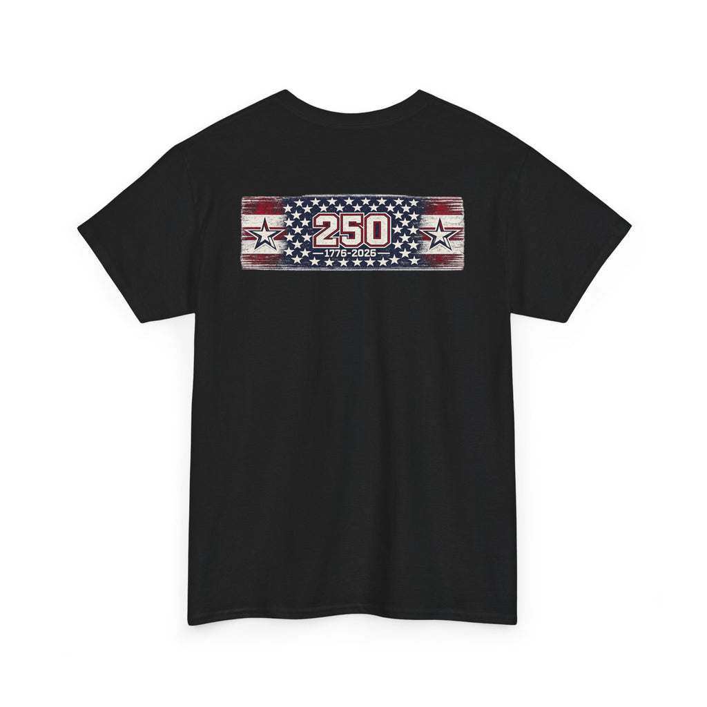 250 Years American Distressed Stars Stripes