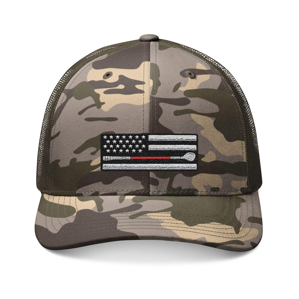 American Flag Golf Trucker Hat