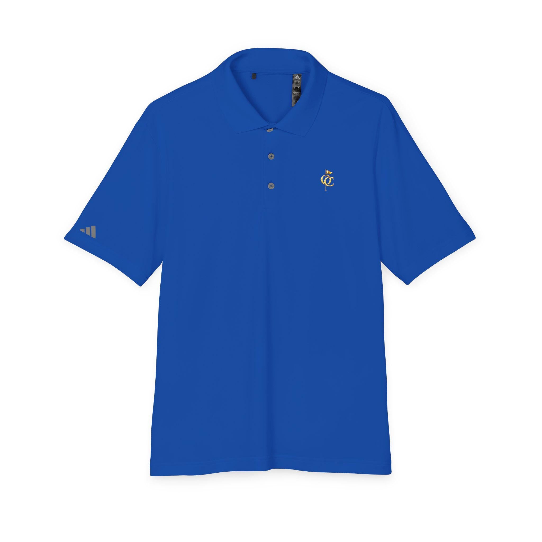 Gold Golf Monogram Polo