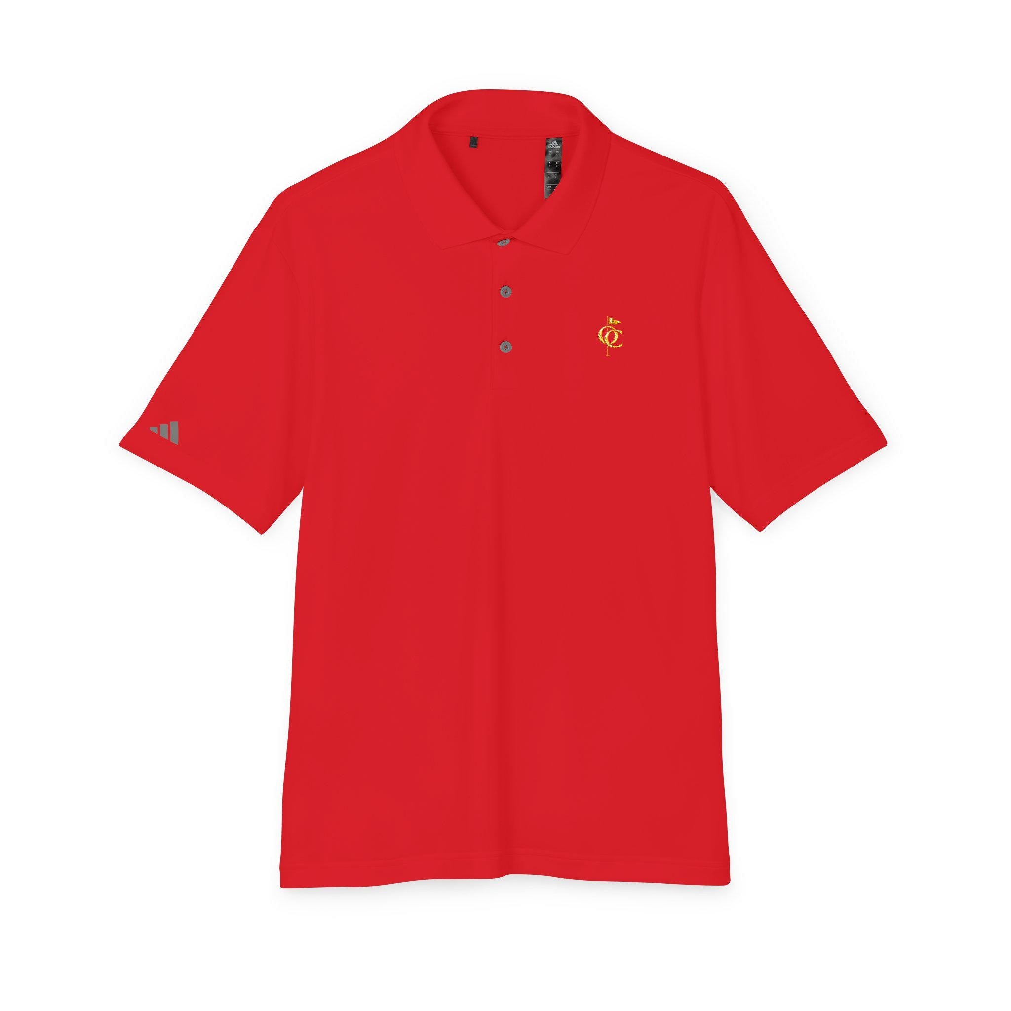 Gold Golf Monogram Polo