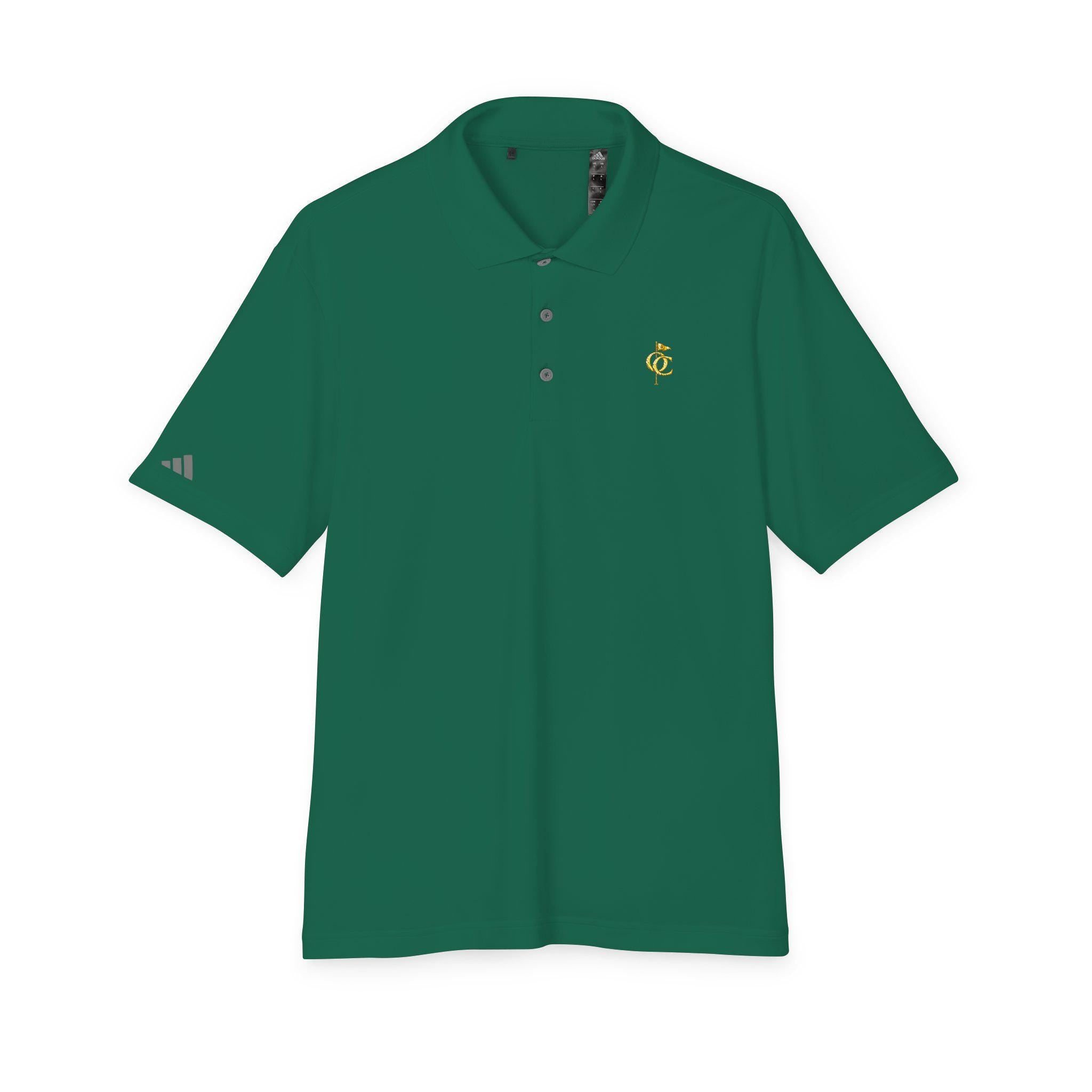 Gold Golf Monogram Polo
