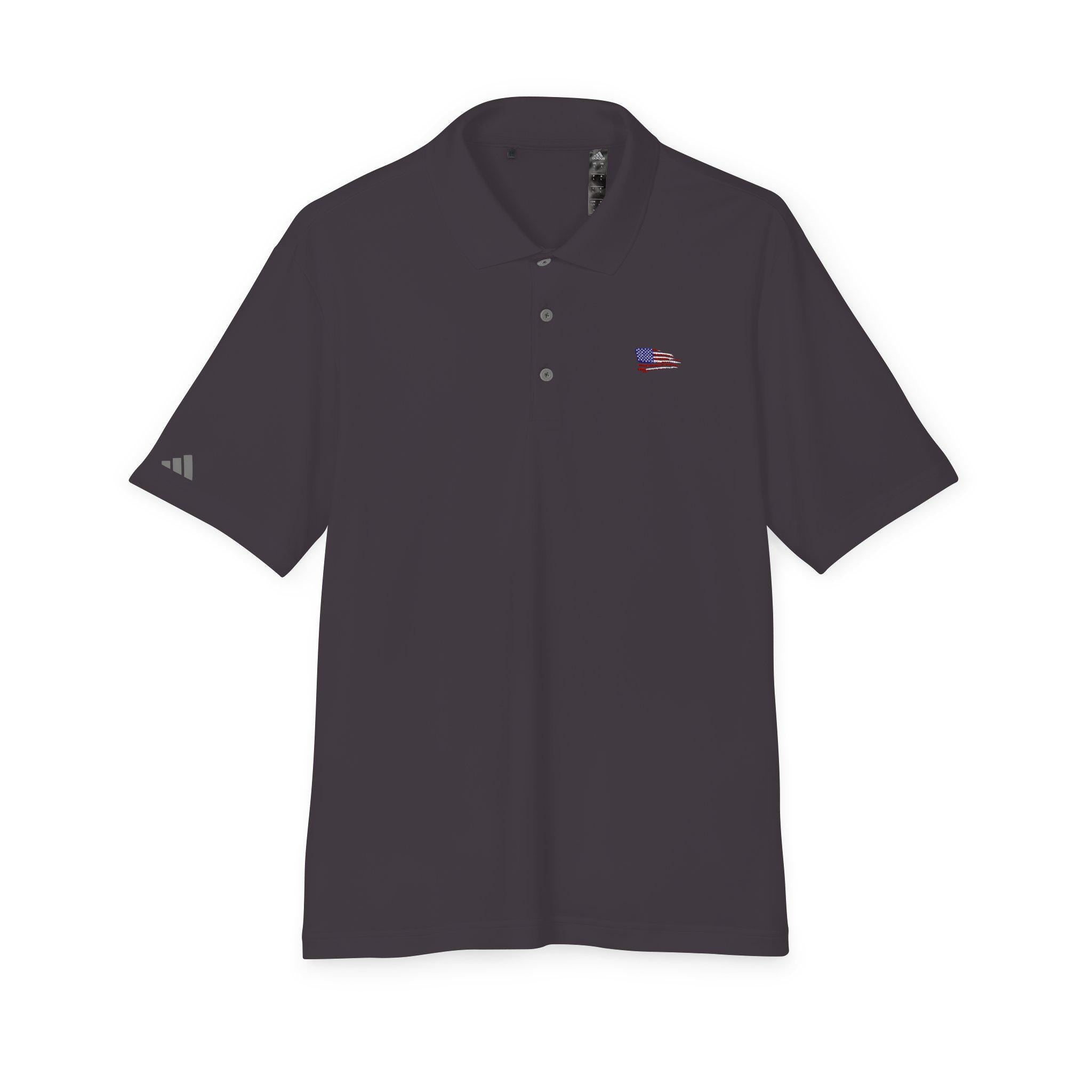 American Flag Golf Polo
