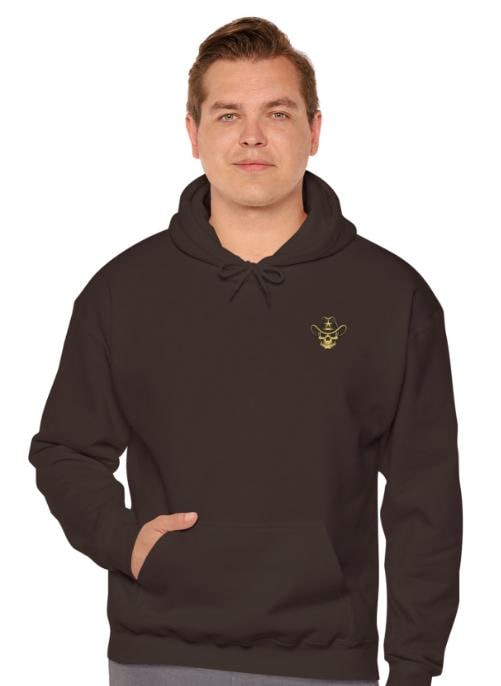 Outlaw Skull & American Flag Hoodie