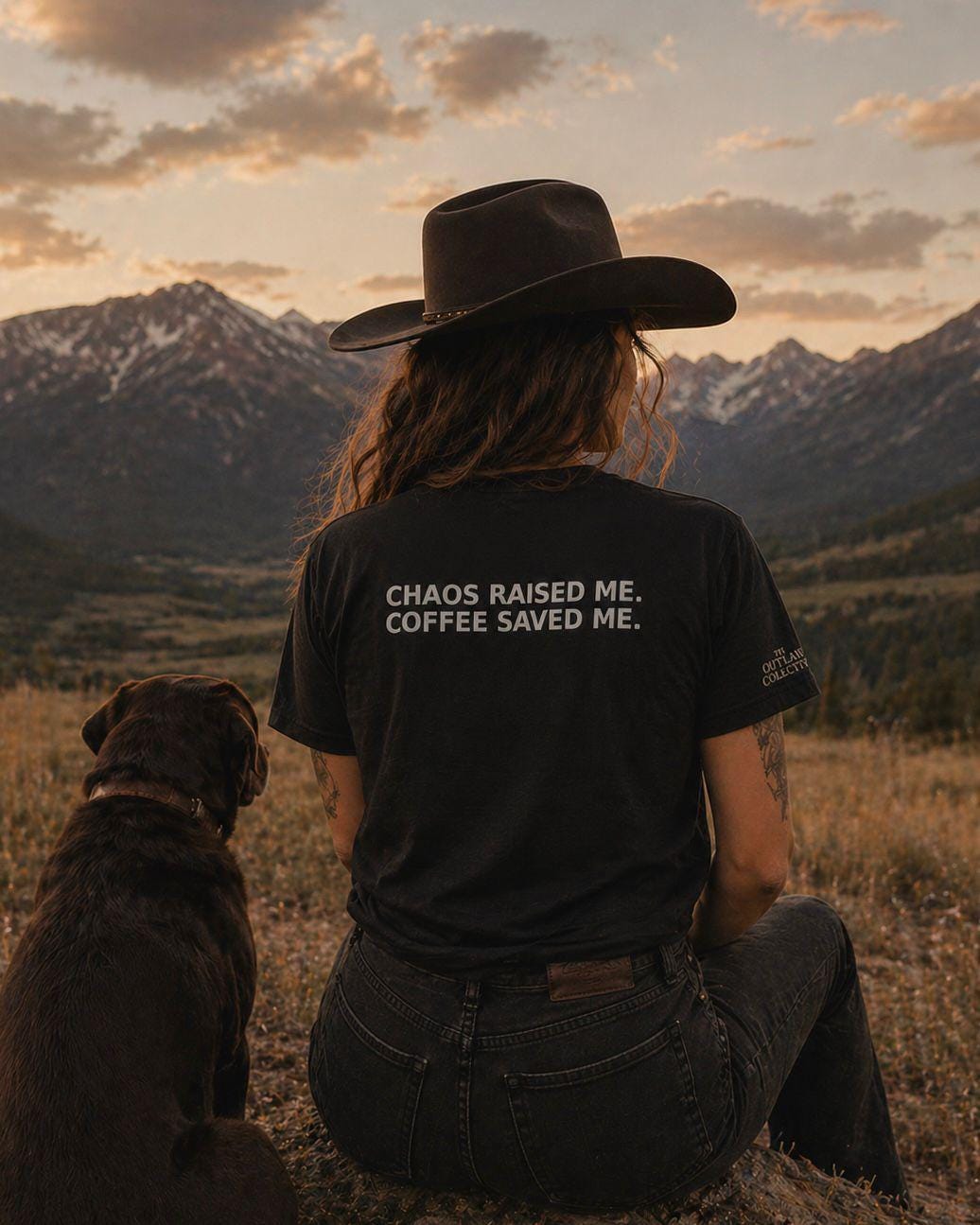 Chaos Raised Me Coffee Saved Me Tee