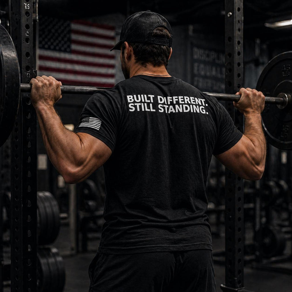 Men's Built Different Still Standing Tee