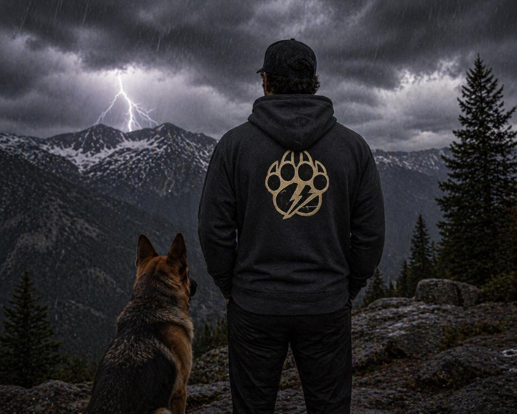 Men's K-9's Paw Lightning Hoodie