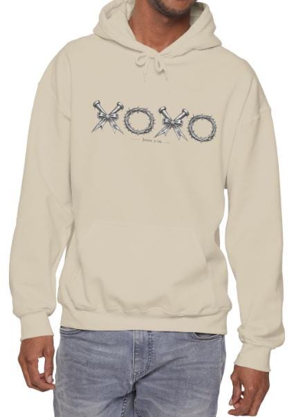 XOXO Barbed Wire hoodie